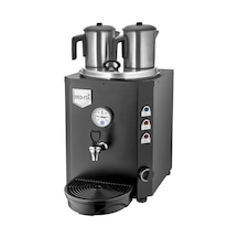 Remta Jumbo 15 Litre İki Demlikli Çay Kazanı Makinesi - Siyah