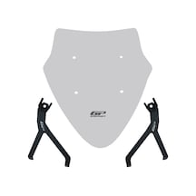 Gp Kompozit Mondial 125 Drift L 2018-2026 Uyumlu Spor Ön Cam Füme 40 Cm