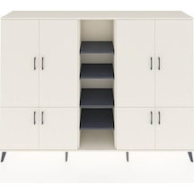 Hyperion Dolap 14 Raflı 8 Kapaklı 220x44x163 Aytaşı-aytaşı/antras Aytaşı-aytaşı/antrasit