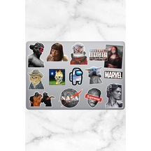 Aesthetic Seri 1 Temalı Sticker Seti, Çıkartma, Ajanda Bujo Scrapbook Kolaj Etiket Bullet Journal Diğer