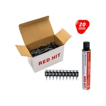 Red Hit Gzt-20 Çelik Zemin Çivisi 20 Mm Gaz Dahil 1000li Paket