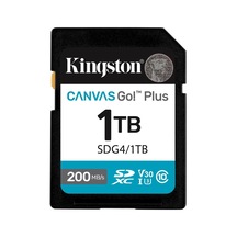 Kingston Sdg4-1tb 1tb Sdxc Canvas Go Plus Gen4 200mb-s C10 Uhs-ı U3 V30 Hafıza Kartı Kdo