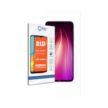 Xiaomi Redmi Note 8 ile Uyumlu Tam Kaplayan Temperli 21D Cam Ekran Koruyucu