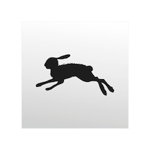 Folyo Sticker Çöl Tavşanı 60cm Uzunluk Siyah