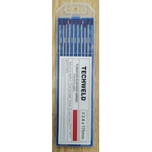 Tungsten Elektrod Kırmızı Argon Iğnesi 2.4Mm Boy:175Mm