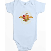 Zepplin Giyim Alice Cooper Old School Mavi Bebek Body Zıbın