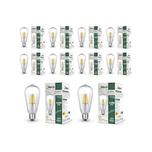 Stb64 4.8w E27 Led Ampul Clear Beyaz Işık 600lm