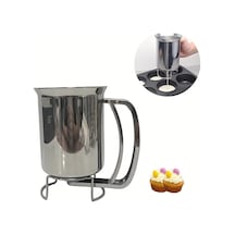 Honeybeeshop 1 Parça Paslanmaz Çelik Hamur Dispanseri Manuel Akış Kontrolü Temizlemesi Kolak Mutfak Yardımcısı