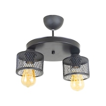 Ikili Kafes Model Modern Plafonyer Avize İ
