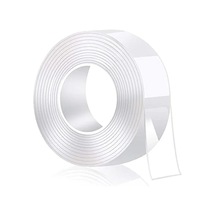 5m Çift Taraflı Bant - Yıkanabilir, Güçlü Yapışkan, Şeffaf 0,13mm X 48mm X 25mt