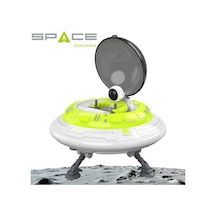 Uzay Keşif Aracı Astronotlu Ufo Kapsülü İle Eğlenceli Oyun Deneyimi Açık Mavi