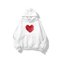 Startmore Unisex Please Write Me A Love Letter Sweatshirt Beyaz Beyaz