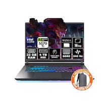 Asus Rog Strix G18 G815JMR-S9035 K38 i9-14900HX 64 GB 512 GB SSD 15.6" W11P Dizüstü Bilgisayar