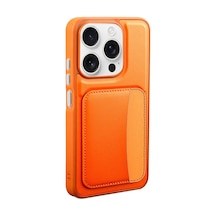 Xiaomi Redmi 15c Kılıf Kartlıklı Kamera Yükseltili Silikon Pazarplus Turuncu
