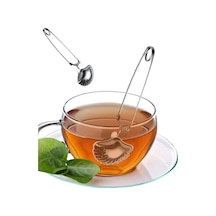 Çay Demleme Aparatı Bitki Çayı Süzgeci Demleme Cin524 Gri