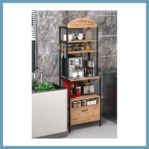Bezos Metal Kahve Köşesi Kahverengi Mbt06