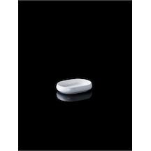 Acar Sct21.0227 Bianco Porselen Oval Tabak 13.2x9.5 Cm 6 Lı
