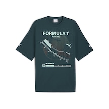 Puma 632655-04 F1 Graphic Tee - Relaxed Tişört Erkek T-shirt Yeşil