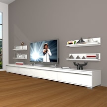 Decoraktiv Eko 360r Mdf Tv Ünitesi Tv Sehpası Parlak Beyaz