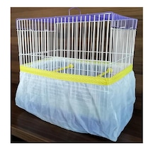 Büyük Boy Xxl Kuş Kafes Tülü 60 X 35 X 30 Cm - Renk Sarı