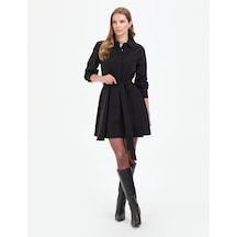 Pierre Cardin Kadın Siyah Elbise Dokuma 50318786-vr046 Siyah