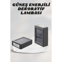 Bahçe Aydınlatması Solar Güneş Enerjili Dekoratik Led Işıklı Lamba - Lisinya