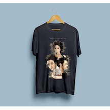 Oversize Fight Club Tasarım Unisex T-shirt Siyah