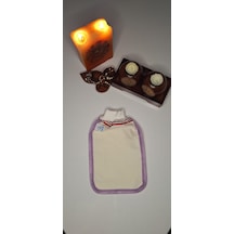 Eker Kese Tekstil Ürünleri Eker-mor Biyeli Hızlıgiy Kese-banyo Ve Duş Kesesi-lastikli Kese-doğal Özel Dokuma-standart Kese