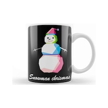 Christmas Day Snowman Kupa Bardak Porselen Karışık