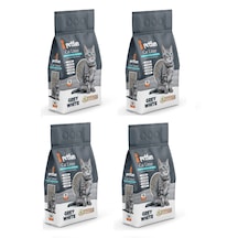 Petfan Grey&white Doğal Kokusuz İnce Taneli Kedi Kumu 10ltx4 Adet