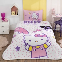 Taç Lisanslı Hello Kitty&friends Pamuk Tek Kişilik Pike Takımı 000000001000051396 Çok Renkli