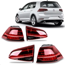 Volksvagen Golf 7 2013-2016 Mk7 Kırmızı Ledli Arka Stop Lambası