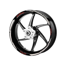 Deeb Pulsar Jant Şeridi Reflektif Beyaz Kırmızı Model S N11.69968