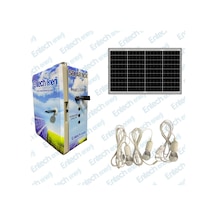 Güneş Enerjili Aydınlatma ve Telefon Şarjı Hazır Paket Sistem