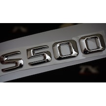 S500 Bagaj Krom Metal 3m 3d Yazı Logo