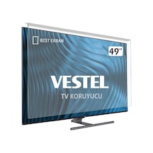 Vestel Uyumlu 49UD9590 TV EKRAN KORUYUCU - 49" inç 123 Ekran Koru