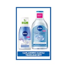 NIVEA Göz Makyaj Temizleyici 125 ML + Canlandırıcı Micellar Makyaj Temizleme Suyu 400 ML
