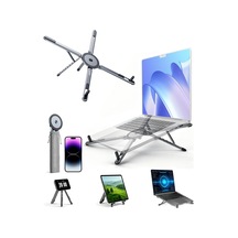 Lexroo Masa İçin Taşınabilir Katlanabilir Dizüstü Bilgisayar Standı, Katlanabilir Ergonomik