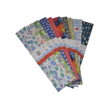 Krepon Kağıdı 10 Renk Karışık Desenli 10 Lu 50 X 200 Cm 1 Paket 10 Adet