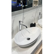 Cerastyle Olive Tezgah Üstü Çanak Lavabo 60 x 36 CM