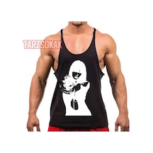 Tarzsokak Gym Tank Top Fitness Sporcu Atleti Gym70 Siyah