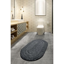 MACORONİ FÜME 80X130 CM Cotton Banyo Halısı