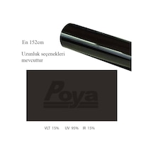 Koyu Siyah Cam Filmi 152Cm X 2M - Dark Black %15