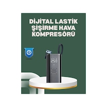 Bisik, Motosik Ve Araçlar İçin Çok Amaçlı Hava Pompası