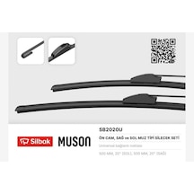 Silecek - 624 - Süpürgesi 500/500mm Muz Tipi Duster 10/09-11/14 -logan 07/04-logan Mvc 07 - Edntrend - Sandero 06/08