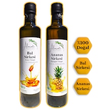 Bal Ve Ananas Sirkesi 2 Li Fırsat Paketi 500 Ml X2 Adet