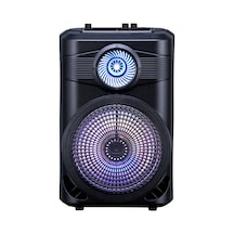 Zore Gd-904 Dijital Led Göstergeli Fm Radyolu Mikrofonlu Rgb Tws 8 İnç Stereo Bass Kablosuz Karaoke Zore Gd-904 Dijital Led Göstergeli Fm Radyolu Mikrofonlu Rgb Tws 8 İnç Stereo Bass Kablosuz Karaoke