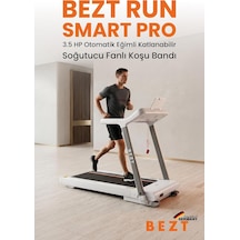 Tr Run Smart Pro 3.5 Hp Otomatik Eğimli Katlanabilir Soğutucu Fanlı Koşu Bandı 160 Kg Kapasite / 120cm X 50 Cm Gen