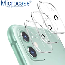 Iphone 11 3D Kamera Camı Lens Koruyucu Glass Şeffaf Night Beat