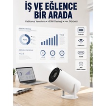 Hdmı Ve Usb Girişli Uzun Ömürlü Ampullü Projeksiyon 30069061